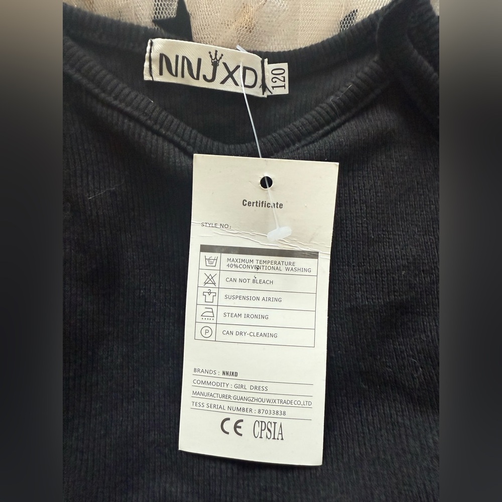 NWT - Sleeveless Tulle Stars Dress - Size 4-5T - Picture 4 of 5